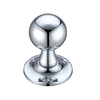 Hampton Ball Door Knobs - Polished Chrome
