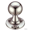 Hampton Ball Door Knobs - Polished Nickel