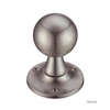 Hampton Ball Door Knobs - Satin Nickel