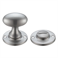 Higham Bathroom Turn and Release - Satin Nickel Finish