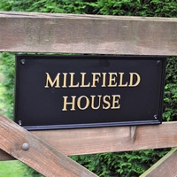 Kensington Medium Bespoke House Name Sign