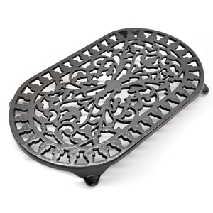 Large Oval Trivet - Heat Resistant To Use On Woodburning Stoves