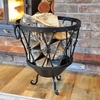 Large Rustic Log Basket