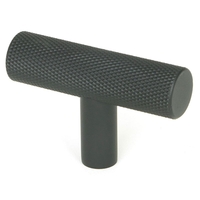 Matt Black Brompton T Bar Cabinet Knob