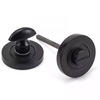 Matt Black Round Bathroom Thumbturn