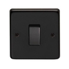 Matt Black Single DP Switch - 20 Amp