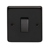 Matt Black Single Light Switch