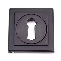 Matt Black Square Escutcheon