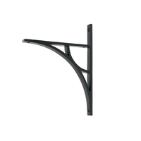 Matt Black Tyne Shelf Bracket
