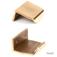 Moore Edge Pull - Aged Brass