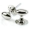 Nickel Oval Door Knobs