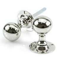 Nickel Round Door Knobs