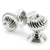 Nickel Spiral Door Knobs