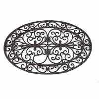 Oval Scroll Door Mat