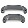 Plain Drawer Pull - Black Finish