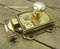 Regency Solid Brass Rim Latch Set