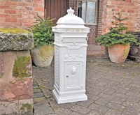 Regent Post Box - White