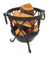 Rustic Log Basket