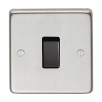 Satin Stainless Steel Single DP Switch - 20 Amp