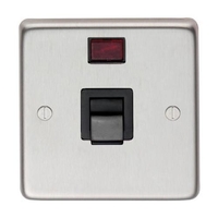 Satin Stainless Steel Single Plate Cooker Switch