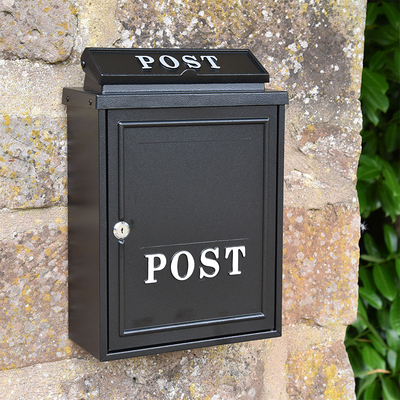 Wall Mounted Post Box - Silver
Text