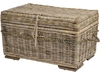Kobo Rattan Coffee Table Trunk with Free Matching Umbrella Stand