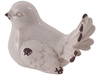 Lolanthe Antiqued Cream Ceramic Bird