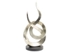 Stratos Entwined Flame Metal Sculpture - Large