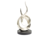 Stratos Entwined Flame Metal Sculpture - Small