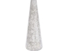 Stratos White Marble Effect Enamelled Vase - Large