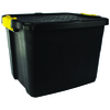 Barton Storage Barton Storage 012492/5 - 42L Heavy Duty Trunkbox with Lid - Black Pack of 5 (500 x 400 x 350mm)