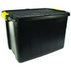 Barton Storage Barton Storage 012493/5 - 60L Heavy Duty Trunkbox with Lid - Black Pack of 5 (600 x 400 x 400mm)