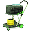 Barton Storage Barton Storage 938-359286 Compact Folding Trolley - Silver-Green (1030 x 550 x 890mm)