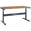 Barton Storage Barton Storage BIE661275BLX Binary Electric Height Workbench with Solid Beech Worktop (1205 x 755 x 660-1300mm)
