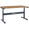 Barton Storage Barton Storage BIE661875BLX Binary Electric Height Workbench with Solid Beech Worktop (1805 x 755 x 660-1300mm)