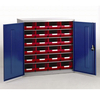 Barton Storage Barton Topstore Container Cabinet with 24 x TC4 Red Containers