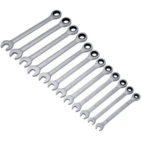 Blue Spot Tools 12 Piece Metric Ratchet Combination Spanner Set