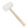 Blue Spot Tools BlueSpot White Rubber Mallet With Wooden Handle 16oz (0.45kg)