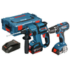 Bosch Bosch GBH 18 V+EC & GSB 18-2LI+ With 2x4.0Ah Batteries