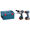 Bosch Bosch GSB & GDX 18V Twinpack with 2 x 5.0Ah Batteries