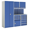 Bott Bott Cubio Modular Workshop with 5 Units - Blue