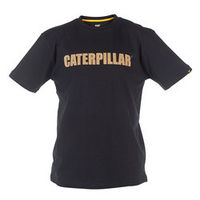 Cat Cat - Black Canvas Texture T-Shirt (M)