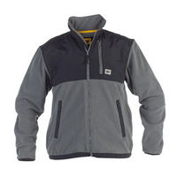Cat Cat - Grey/Black Fleece Jacket With Overlay (M)