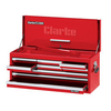 Clarke Clarke CBB309DF Large 9 Drawer Tool Chest with Front Cover - Red