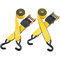 Clarke Clarke CHT756 3m Heavy Duty Ratcheting Tie Down (Twin Pack)