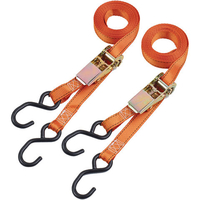 Clarke Clarke CHT757 4.5m Heavy Duty Ratcheting Tie Down (Twin Pack)