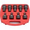 Clarke Clarke CIS19/9S 9 Piece Impact Spline and Hex Bit Socket Set –3/4” Drive