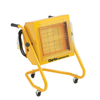 Clarke Clarke Contractor Devil 371SPD 2.4kW Remote Controlled Quartz Halogen Infrared Heater (110V)
