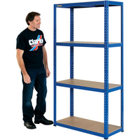 Clarke Clarke CSM4200/40BL 200kg Boltless Shelving (Blue)