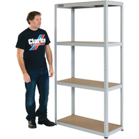 Clarke Clarke CSM4200/40LG Heavy Duty Boltless Shelving (Light Grey)